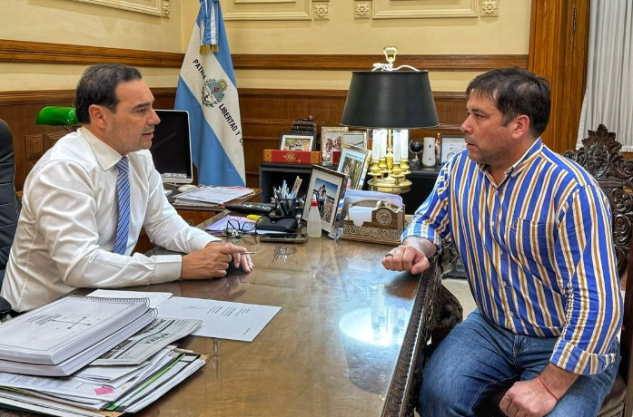 Valdés ratificó el respaldo a Sauce para asistir al municipio y familias afectadas
