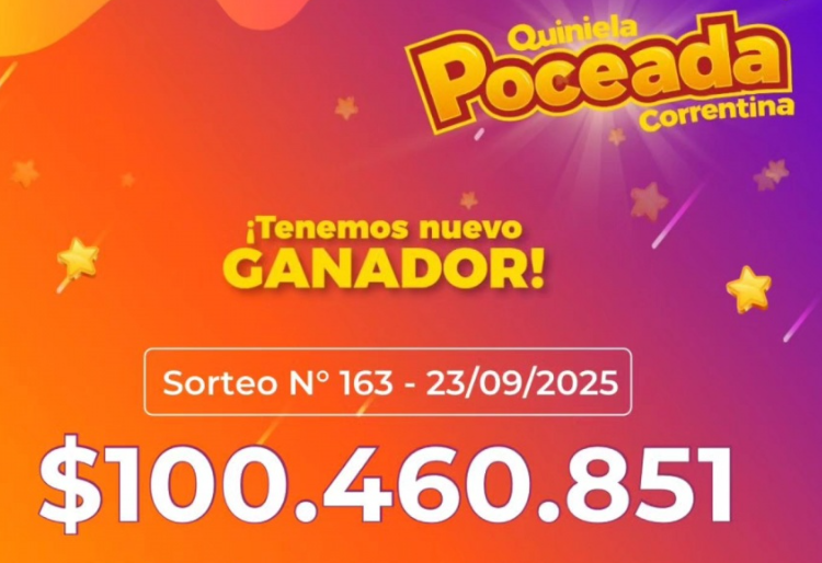 Un goyano ganó más de 100 millones de pesos en la Poceada