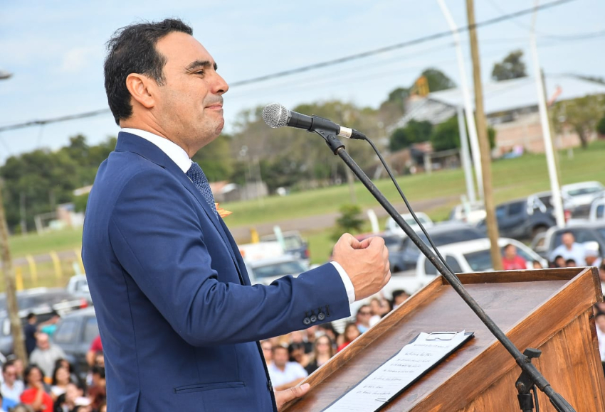 En el aniversario 198°, Valdés resaltó que Bella Vista es la "cuna de la producción y la industrialización"