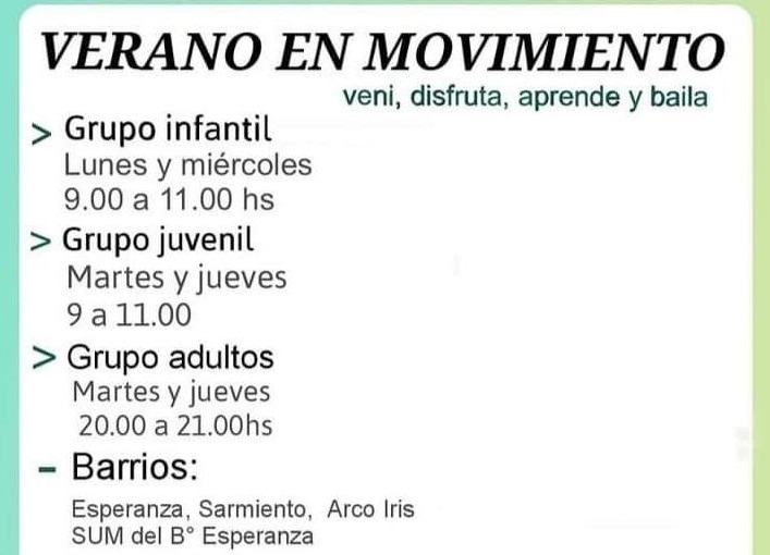 verano en movimiento
