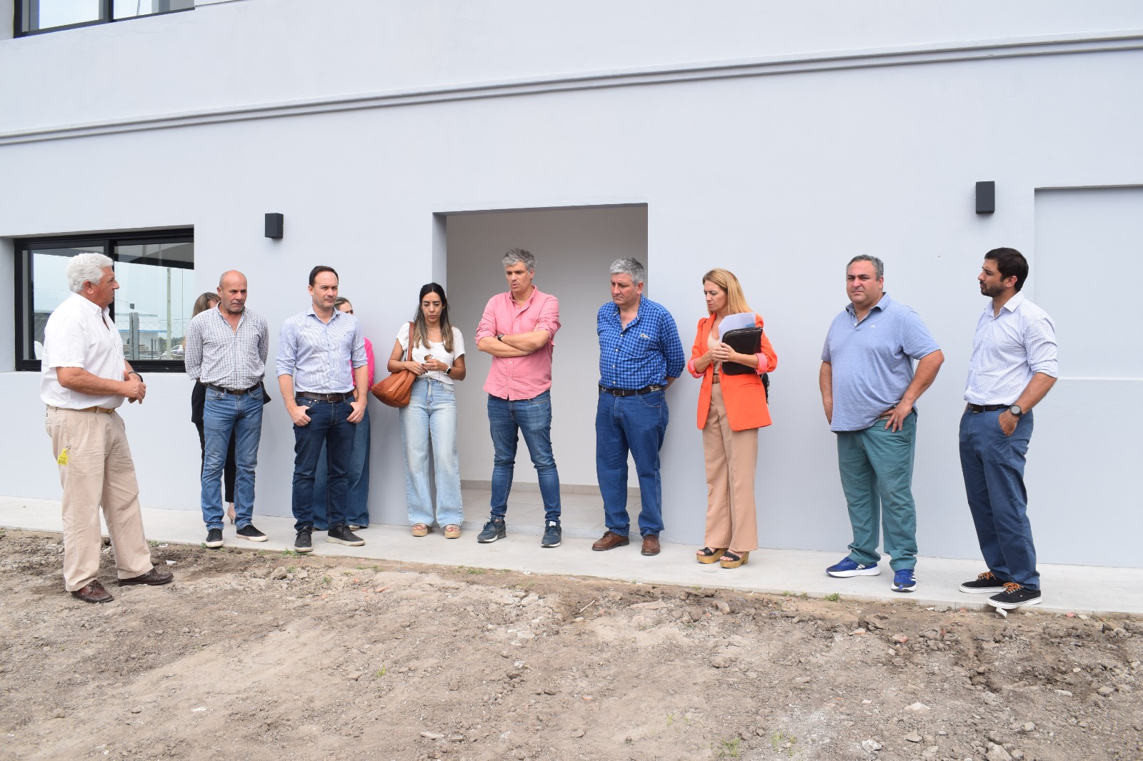 EN EL PARQUE INDUSTRIAL  EL INTENDENTE MARIANO HORMAECHEA ACOMPAÑÓ LA VISITA TÉCNICA A LA PLANTA FRIGORÍFICA DE LA EMPRESA AGUMA TRADING S.A.