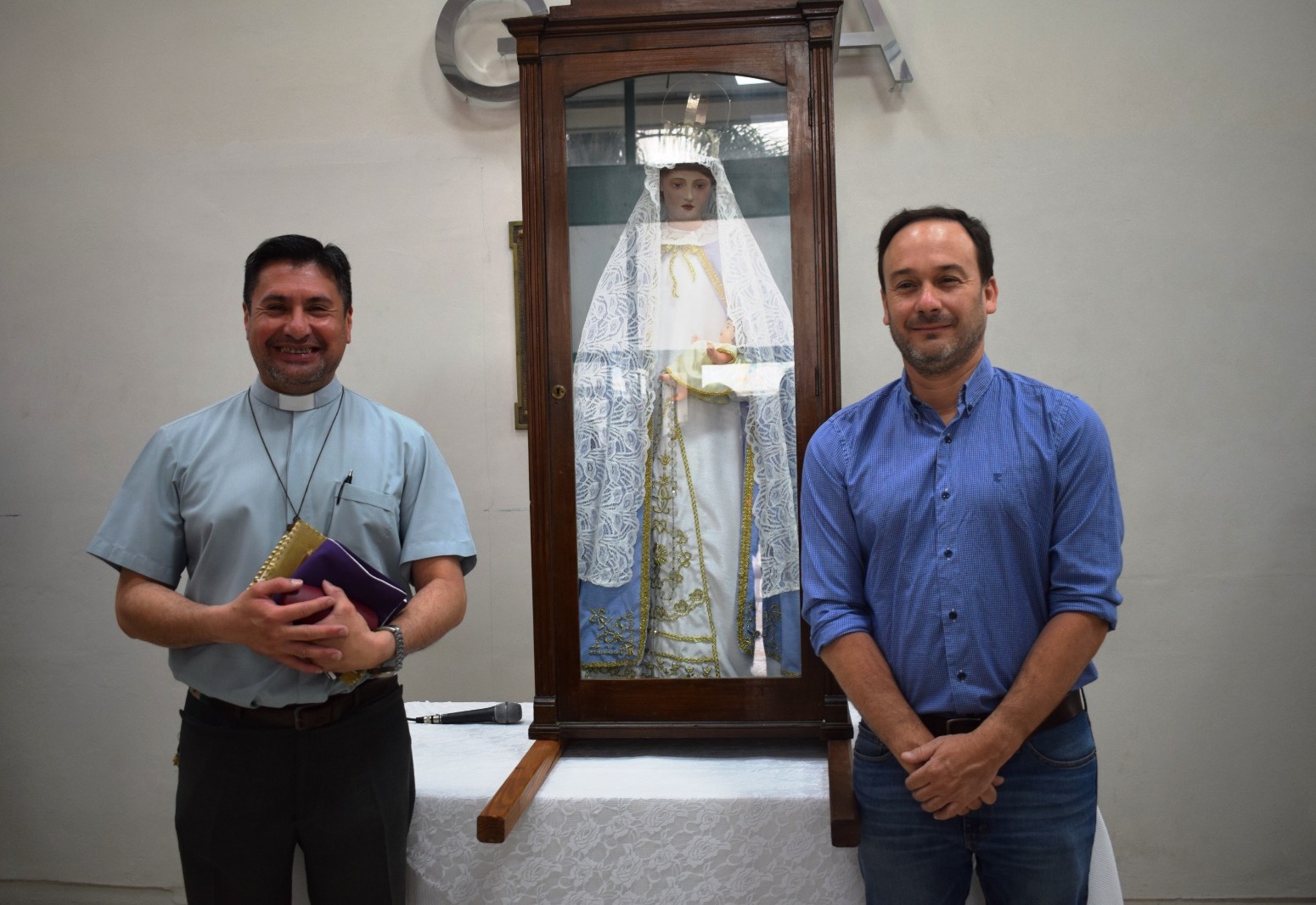VISITA DE LA VIRGEN DEL ROSARIO A LA MUNICIPALIDAD DE GOYA: UN ENCUENTRO DE FE Y ESPERANZA