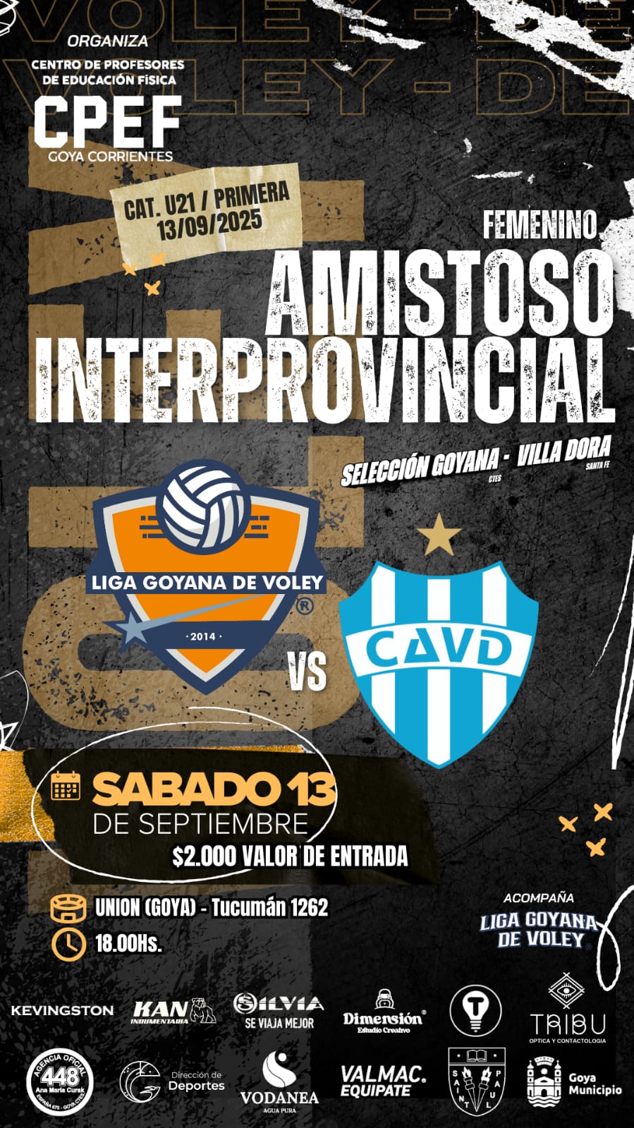 VÓLEY FEMENINO INTERPROVINCIAL