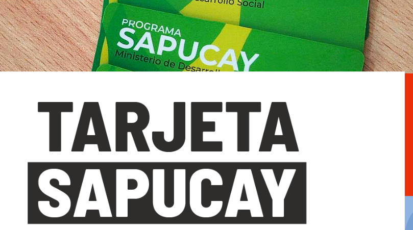 SE HABILITAN LAS TARJETAS SAPUCAY