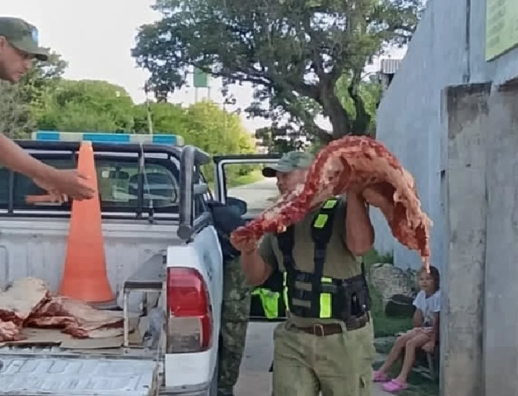 LAVALLE: SE SIGUE DETECTANDO CARNE ILEGAL EN CONTROLES A CARNICERÍAS