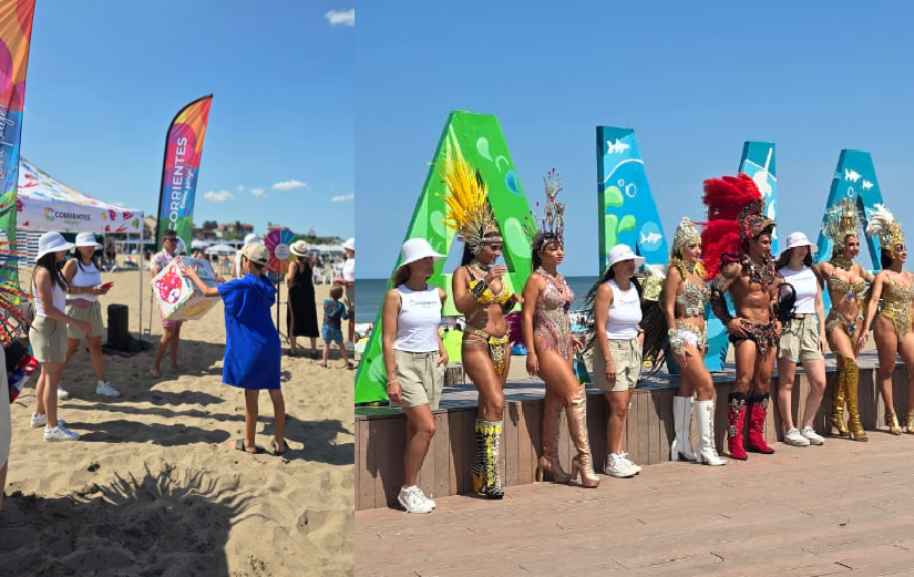 CORRIENTES DESPLEGÓ SU IDENTIDAD TURÍSTICA Y CULTURAL EN EL PASEO DEL NORTE GRANDE EN PINAMAR