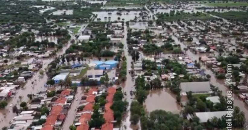 Lluvias extremas en Chaco: hay localidades con más de 300 mm, pueblos bajo agua y caminos intransitables