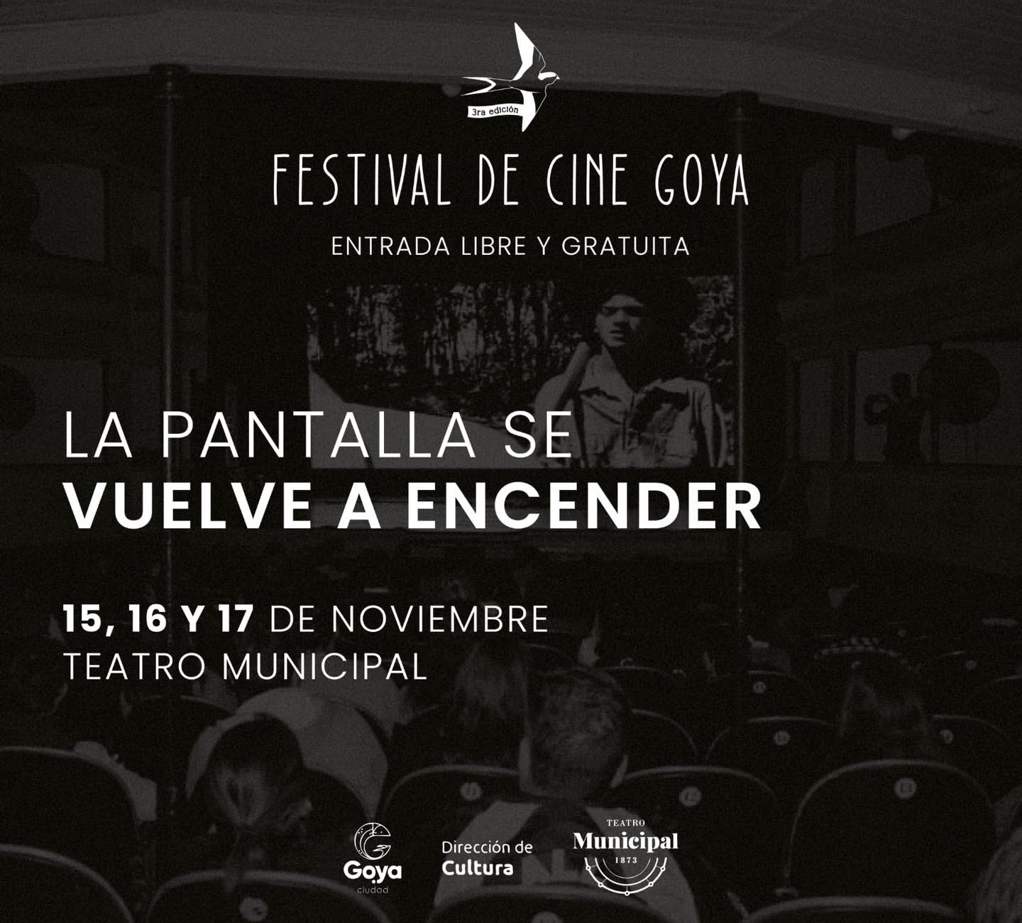DESDE ESTA TARDE: ¡EL CINE SE VIVE EN GOYA!