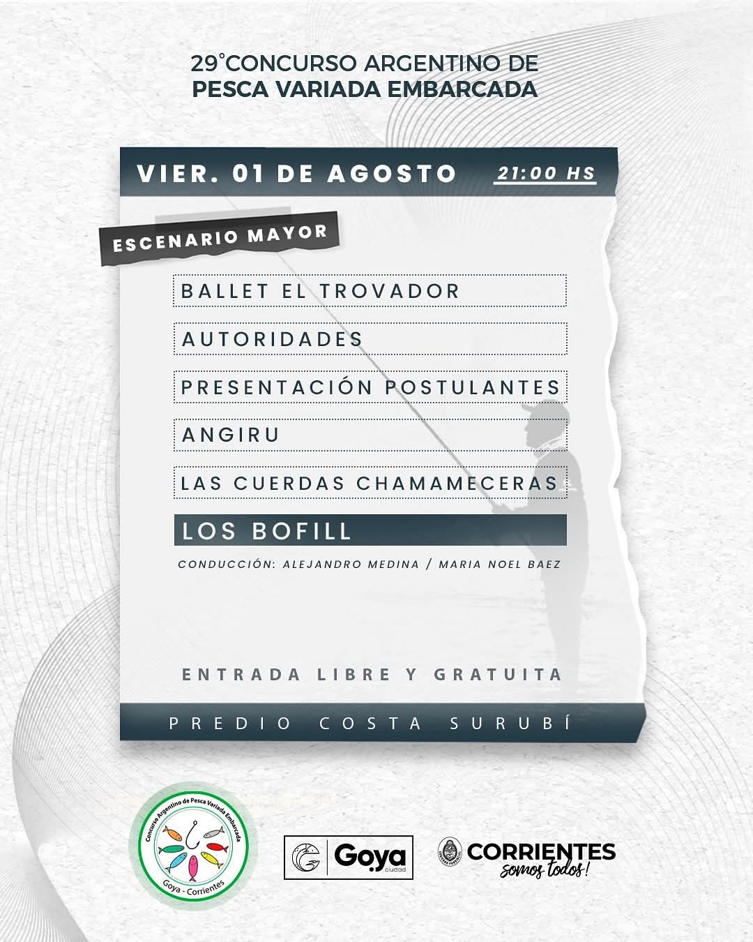 HOY: INAUGURACIÓN OFICIAL DE LA PESCA VARIADA GOYA 